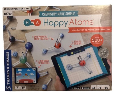 Thames & Kosmos Happy Atoms Magnetic Molecular Introductory Set New/Sealed 18 pc