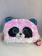 Ty Sequin Bamboo Panda Cute Change Purse