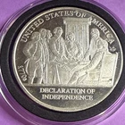 1 oz Proof Declaration of Independence We The People .999 Fine Silver & Capsule