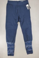 New Smartwool Pants Mens 2XL Blue Intraknit 200 Thermal Merino Base Layer Bottom