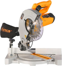 7-1/4" Miter Saw with Laser  Blade - 7.5A Compound Chop Saw for Wood  Metal