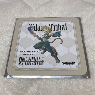 Final Fantasy IX Zidane Coaster FF9 25th Anniversary Collaboration Cafe Gift