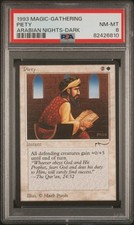 Piety (Dark) - Arabian Nights - MTG - NM to MINT - PSA 8. POP 12. 