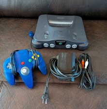 Nintendo 64 N64 Console NUS-001 w/ RCA Cable, Power Adapter,  Controller TESTED
