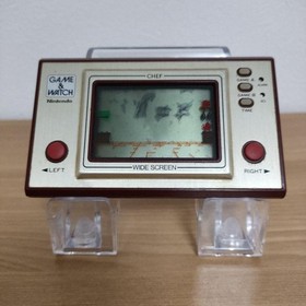 NINTENDO GAME AND & WATCH Chef Wide Screen 1981 tested very good free shipping