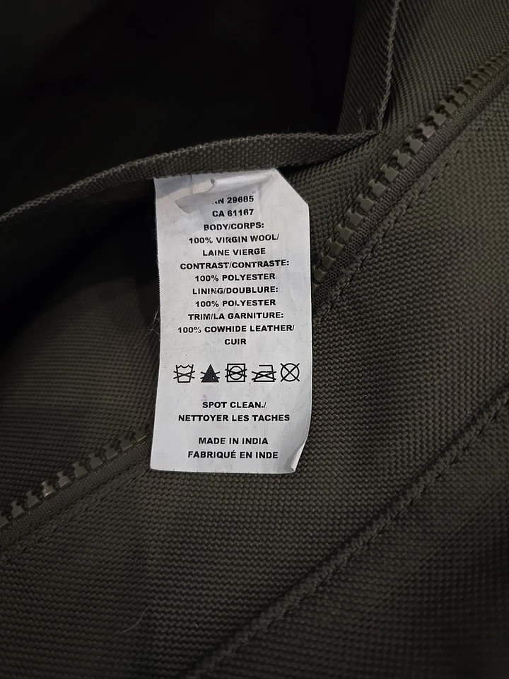 Шерстяная ацтекская сумка-тоут Pendleton сумочка юго-западная шерстяная сделано в США 18 дюймов x 11 дюймов x 5 дюймов - Изображение 4 из 4