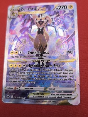 Zeraora VSTAR GG43/GG70 Crown Zenith Alternate Art Ultra Rare