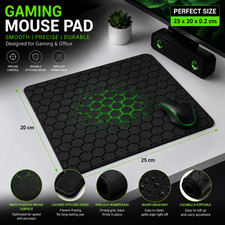 Premium Gaming Mouse Pad Desk Mat Non-Slip Stitched Edge Keyboard Mouse Mat PC