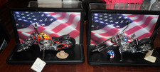 1:10 Franklin Mint 1969 Easy Rider Captain America Chopper & Billy Bike Harley