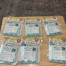 Set Of 6 Juice Box Holders-Toddler Squeeze Proof,Adjustable-Baby Blue