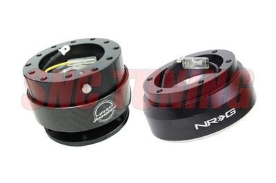 NRG Short Hub Adapter Carbon 2.0 Quick Release Kit for 02-19 Audi A4 A5 S4 S5 S3
