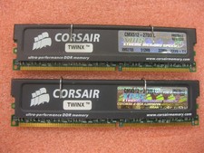 Corsair PC-2700 512 MB DIMM 333 MHz DDR SDRAM Memory (2 x 512mb = 1gb)  CMX512