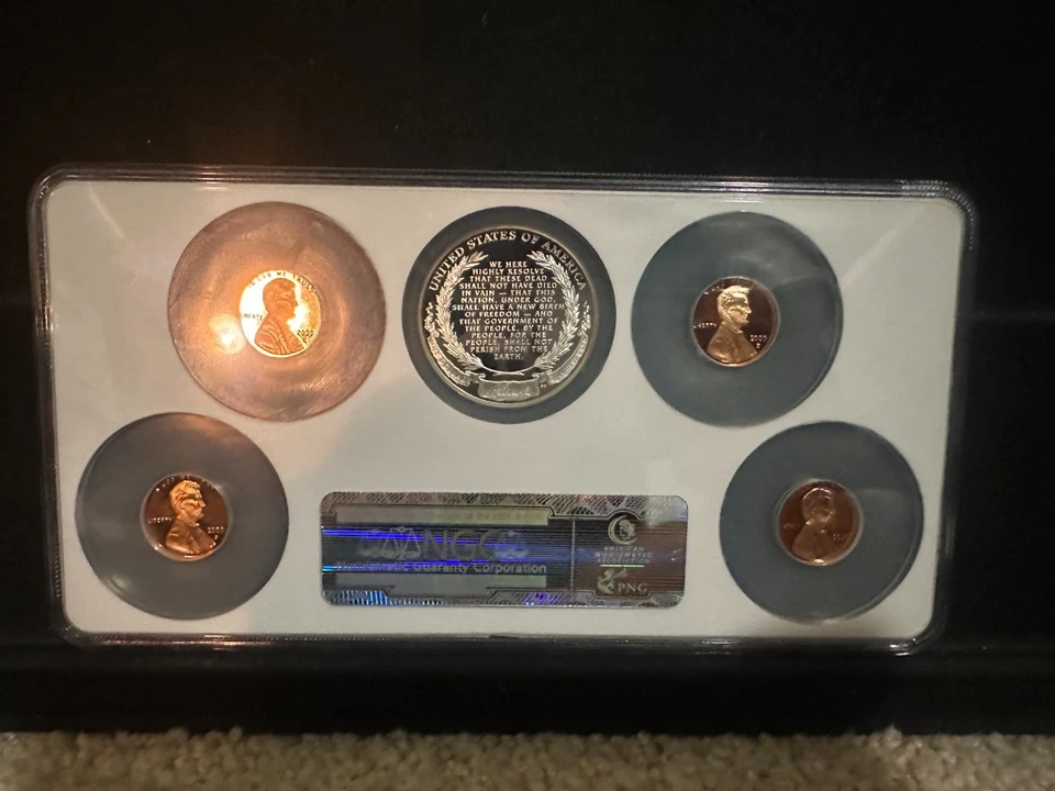 2009 Lincoln 5 Coin Proof Set with Silver NGC PR69 - Image 2 of 2
