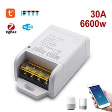 3.0 Tuya Smart Switch Smart Home Automation 20A 30A 6600W Relay Module Timer