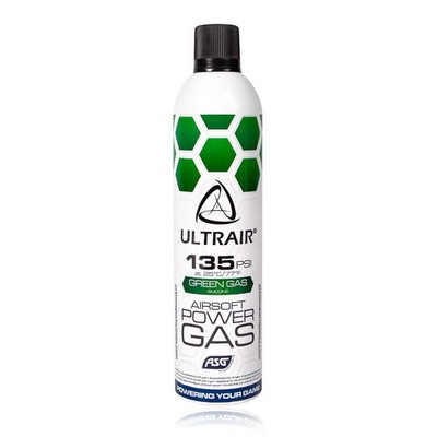 ASG Ultrair Airsoft Power Gas 135 PSI Green Gas mit Silikonöl 570 ml