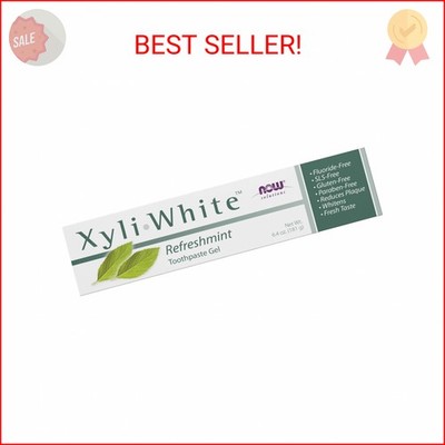 NOW Foods Solutions, Xyliwhite  Toothpaste Gel, Refreshmint, Cleanses and Whiten