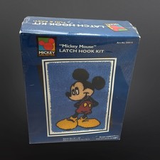 SEALED Caron Mickey Unlimited Mickey Mouse Latch Hook Kit D0010 NOS