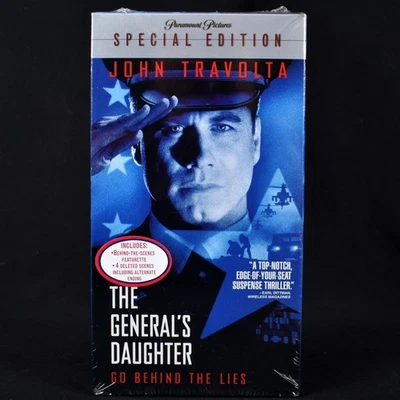 The General's Daughter NEW 1999 VHS John Travolta James Woods War Special Ed - Image 1 of 4