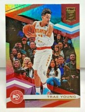 Trae Young 2019-20 Panini Donruss Elite Basketball Base Card #92 - ATLANTA HAWKS