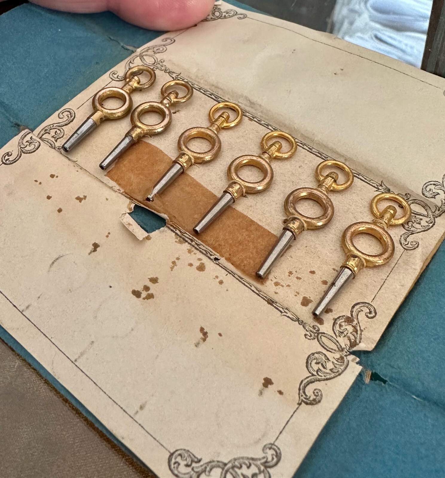 Pocket Watch Winding Keys OEM 6 unused Keys Circa 1896 eBay