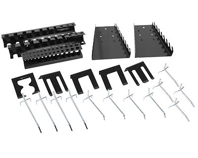 Ondis24 Lochwandhaken Werkzeughalter für Lochwand Zangen & Bohrerhalter 22 Teile