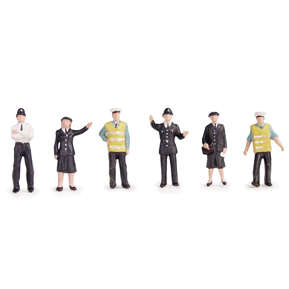 36-041 Bachmann OO Scale Police & Security Staff