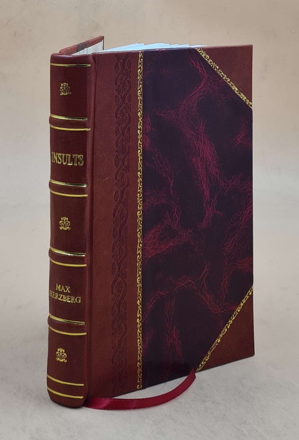 Witty Insults Anthology Leather Bound Scathing Remarks Acid Port