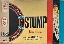 1968 Stump Card Game, Vintage Milton Bradley Game Ages 10 to Adult