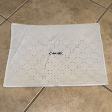 Authentic White Chanel Garment Bag / Dust Bag 18x13.5