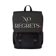 No Regrets Unisex Casual Shoulder Backpack - Trendy, Stylish, Everyday Use, Gift