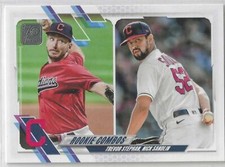 2021 Topps Update #US121 Trevor Stephan Nick Sandlin Cleveland Indians