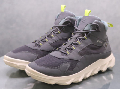 ECCO MX Mid GTC Gore-Tex $160 Men's Trail Hiking Boots Size EU 42 US 8-8.5 Gray