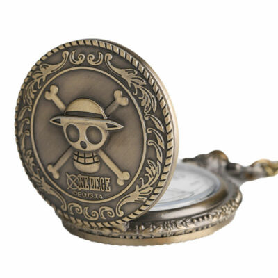 Taschenuhr von Jolly Rogers der Strohhutbande für  One Piece  Fans