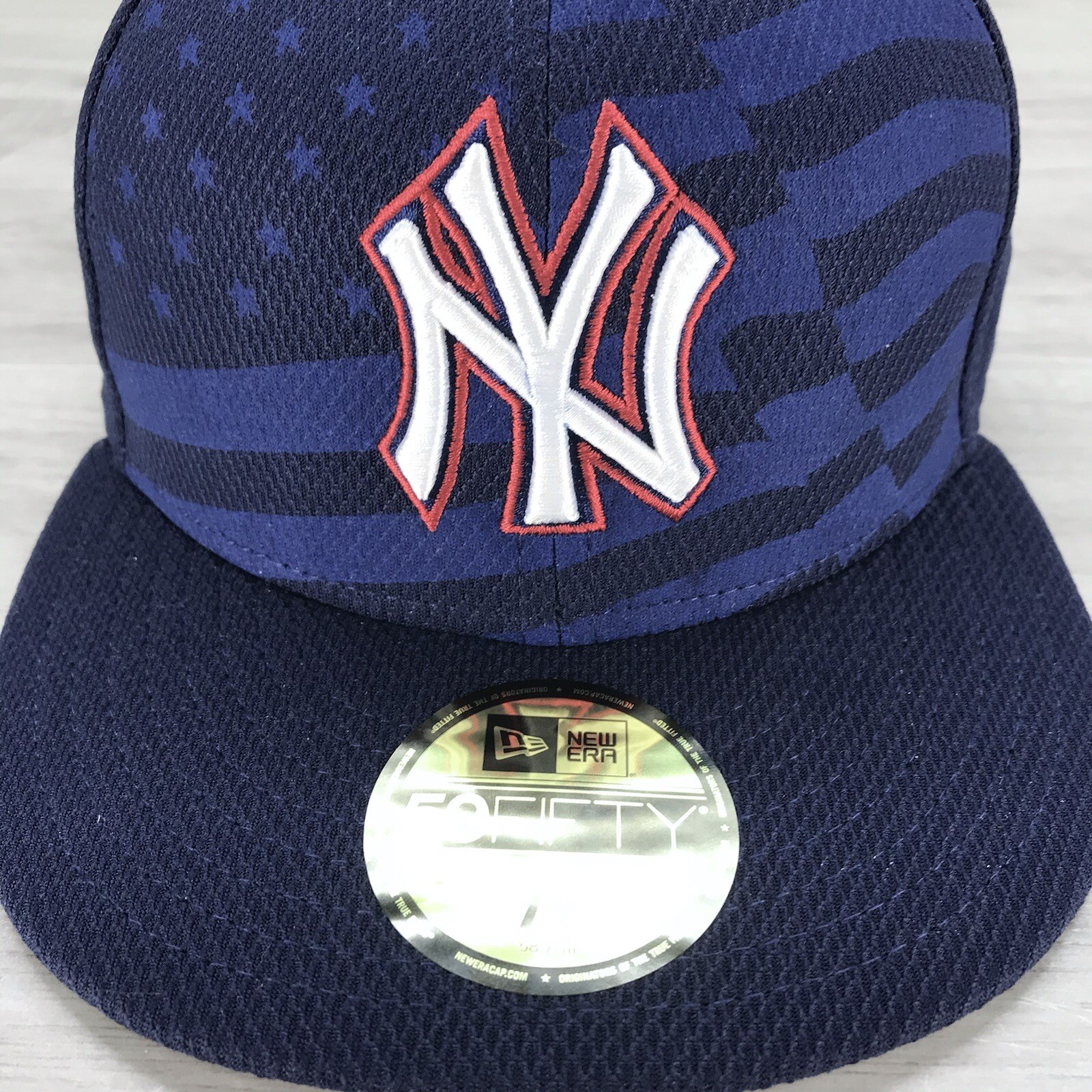 New Era 59 Fifty Blue New York Yankees Fitted Hat Siz… Gem