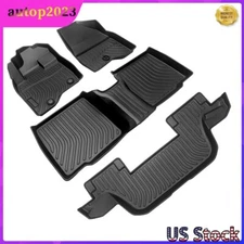 3D Floor Mats Carpet For 2011-2019 Ford Explorer Bench Seating All Weather Liner