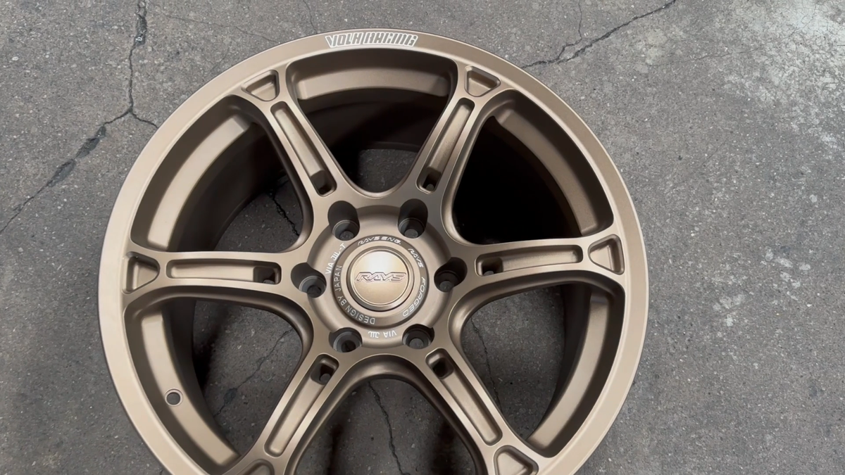 New 18x9J AOW TE37 XTR BRONZE (4 Wheel) 6x139.7 Toyota Tacoma FJ