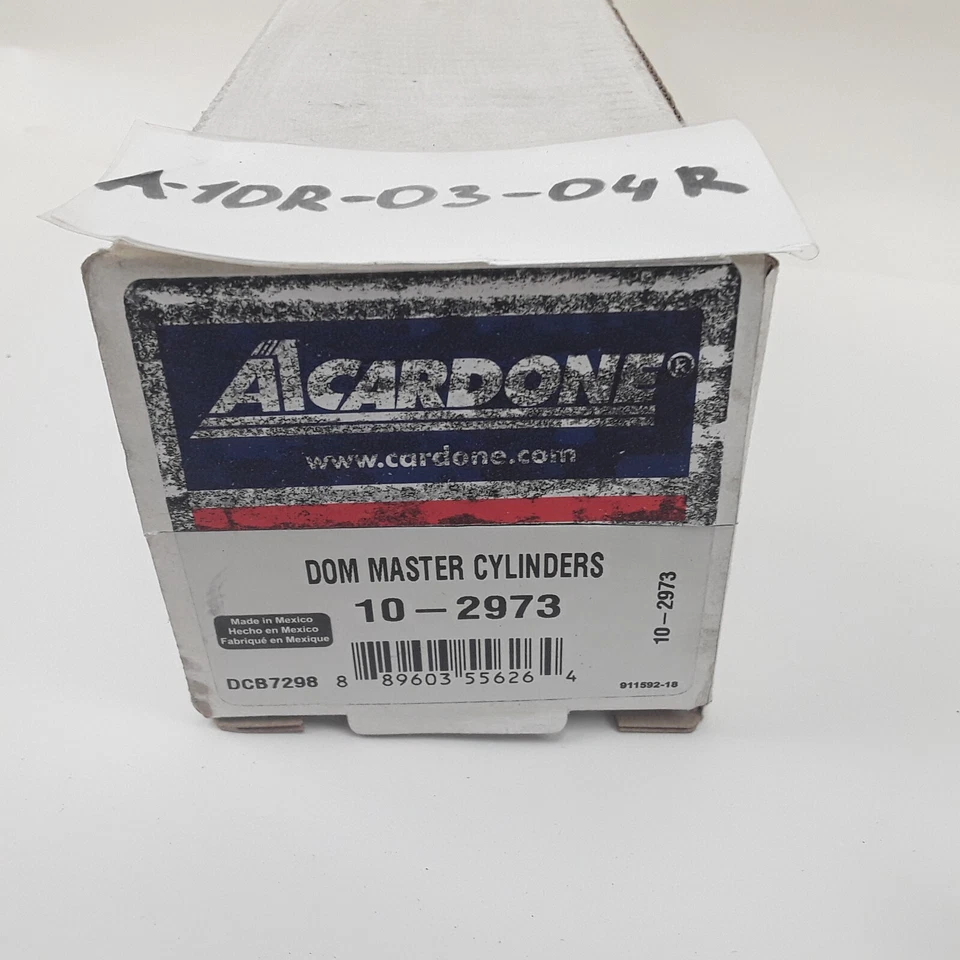 Cilindro maestro de freno Cardone 10-2973 gris aluminio para Dodge Chrysler 2001-2002 Foto 4 de 4