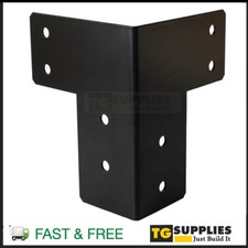 Heavy Duty Black Pergola Corner Bracket Connector Pergola Furniture Corner Brace