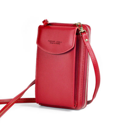 Brand New BySelena Clutch Wallet Phone Case Crossbody Red ''Forever Lovely''