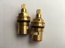 BS5412 CD XZ 20 Tap Valve Ceramic 1/4 Turn Pair 1/2" Basin Sink Taps    K8