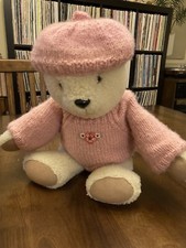 Handmade Teddy Bear With Hat And Sweaters