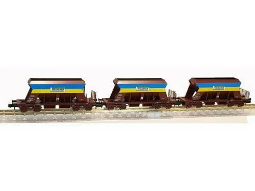 Vagones de mercancías de escala N estándares para modelismo ferroviario