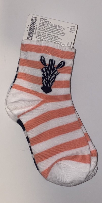 Gymboree Girls Set Of 2 Pair Socks Size S Fits Shoe Size 11-12
