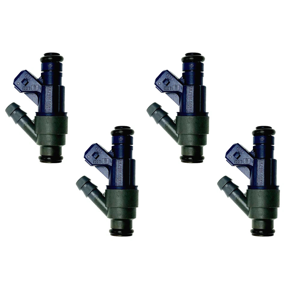 Inyectores de combustible 4 piezas para Volkswagen Jetta Golf Beetle 1998 1999 2000 2,0 L l4 NUEVO Foto 3 de 4