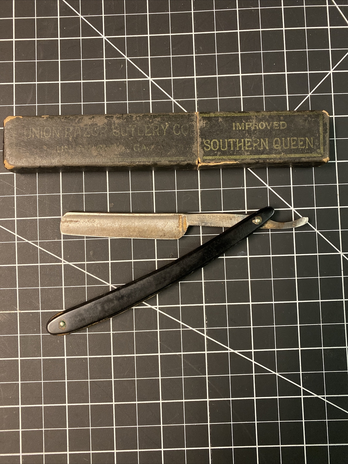 Vintage Union Cutlery Co Straight Razor With Orig Box eBay