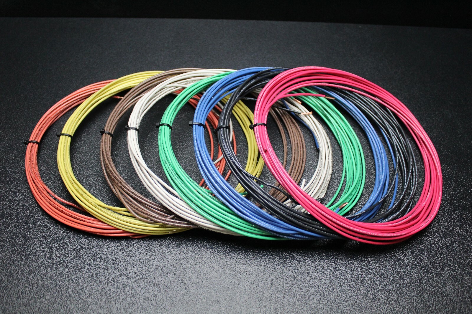 Stranded Pick One 14 GAUGE THHN WIRE STRANDED PICK 4 COLORS 50 FT EACH THWN 600V CABLE ...