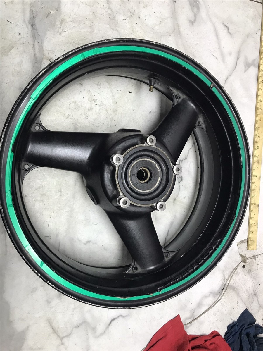 01 Kawasaki ZRX1200 ZR ZRX 1200 R rear back wheel rim straight | eBay