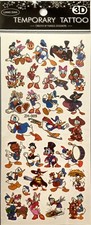 3D Einmal-Tattoos Temporär Donald Duck Disney 9cm x 19cm Party Geburtstag