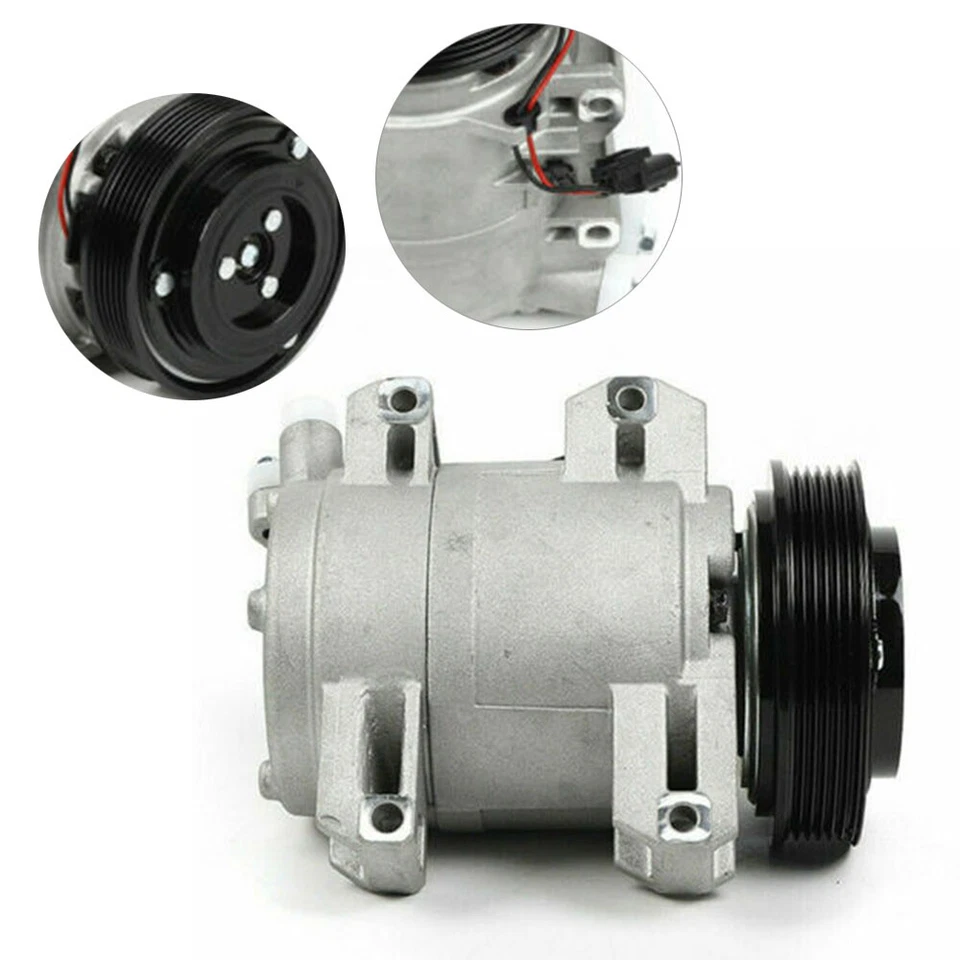 Compresor de aire acondicionado con embrague Nissan Rogue 2008 2009 2010 2011 2012 2013 2,5 L Foto 2 de 4