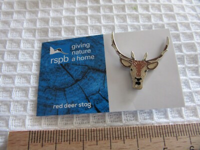 RSPB Rothirschhirsch - Geben Sie der Natur ein Zuhause Reversnadel Abzeichen